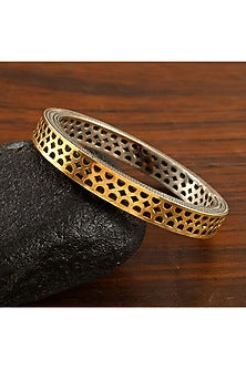 Silver Handcrafted Bangle In Sterling Silver