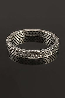 Silver Handmade Bangle In Sterling Silver