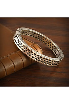 Silver Handmade Bangle In Sterling Silver