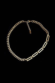 Gold Plated Chunky Cuban Chain Necklace