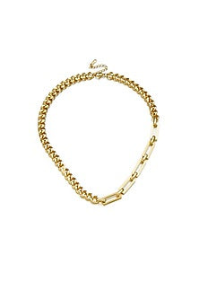Gold Plated Chunky Cuban Chain Necklace