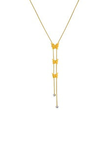 Gold Plated Butterfly Necklace