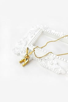 Gold Plated Cute Mini Bunny Necklace
