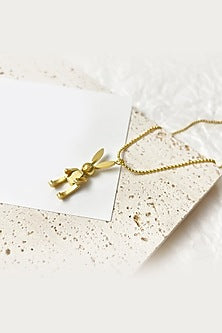 Gold Plated Cute Mini Bunny Necklace