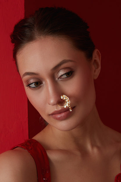 Kundan Nose Pin 
