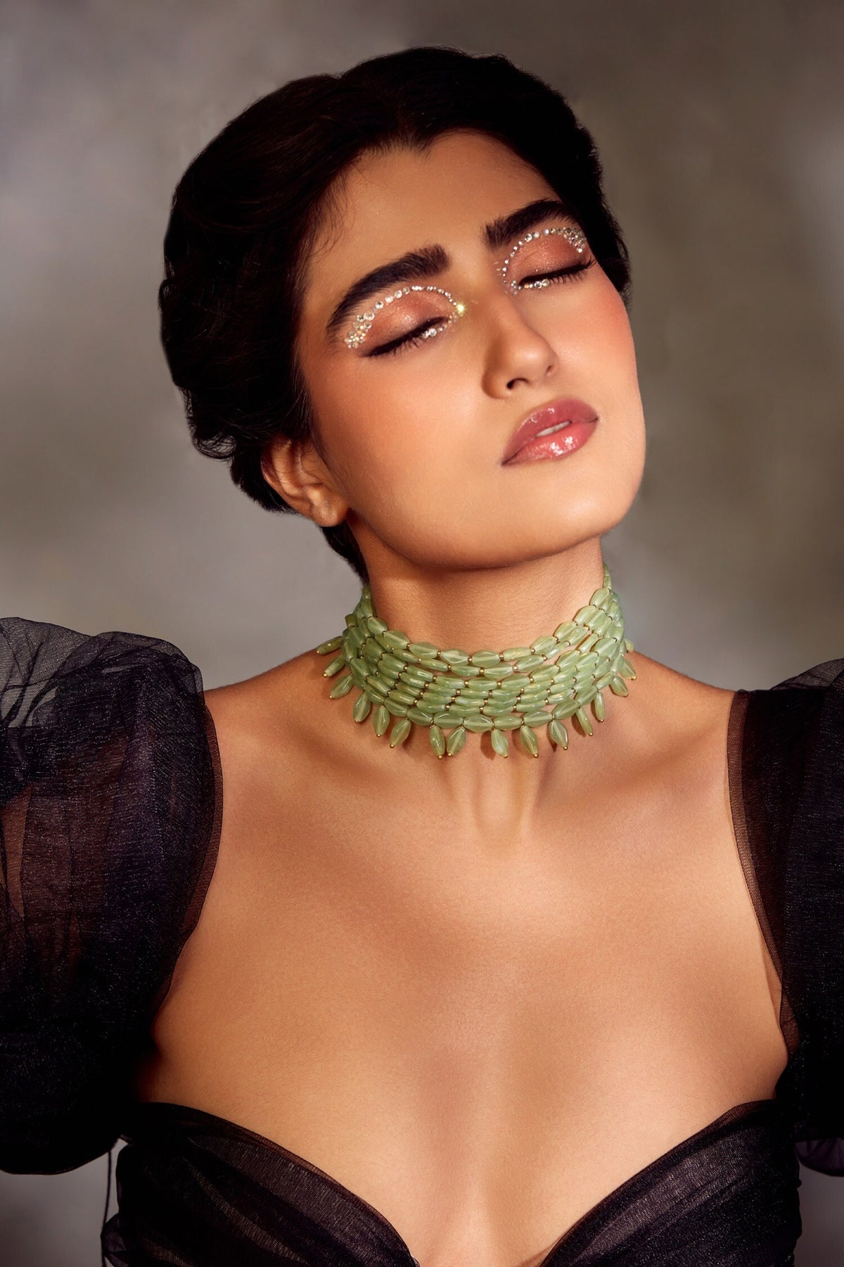 Pearl Embellished Layered Necklace 