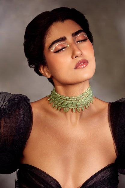 Pearl Embellished Layered Necklace 