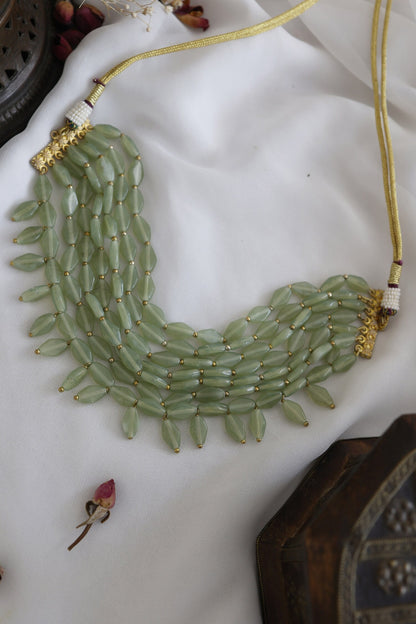 Pearl Embellished Layered Necklace 