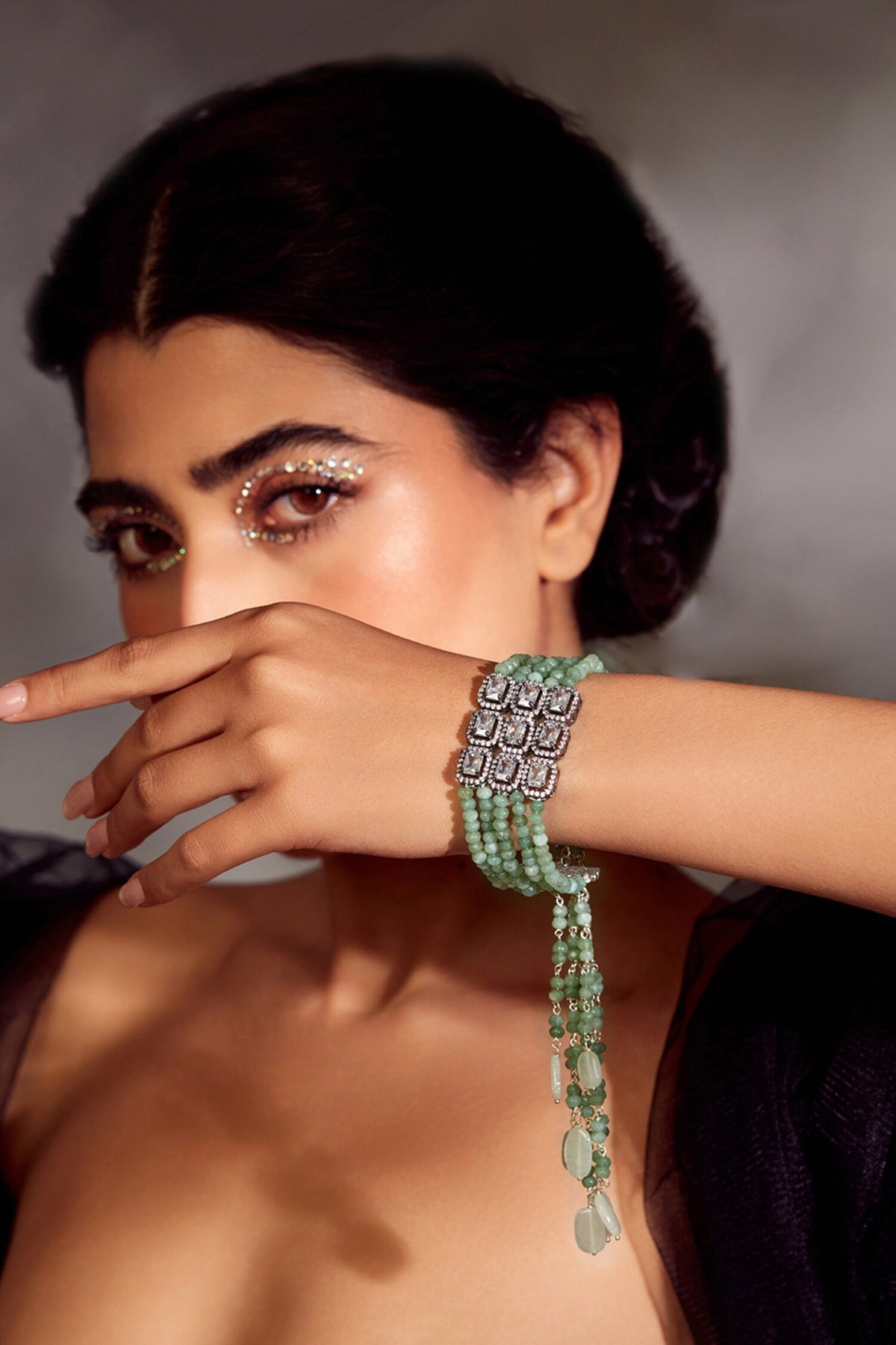 Cubic Zirconia Embellished Bracelet 