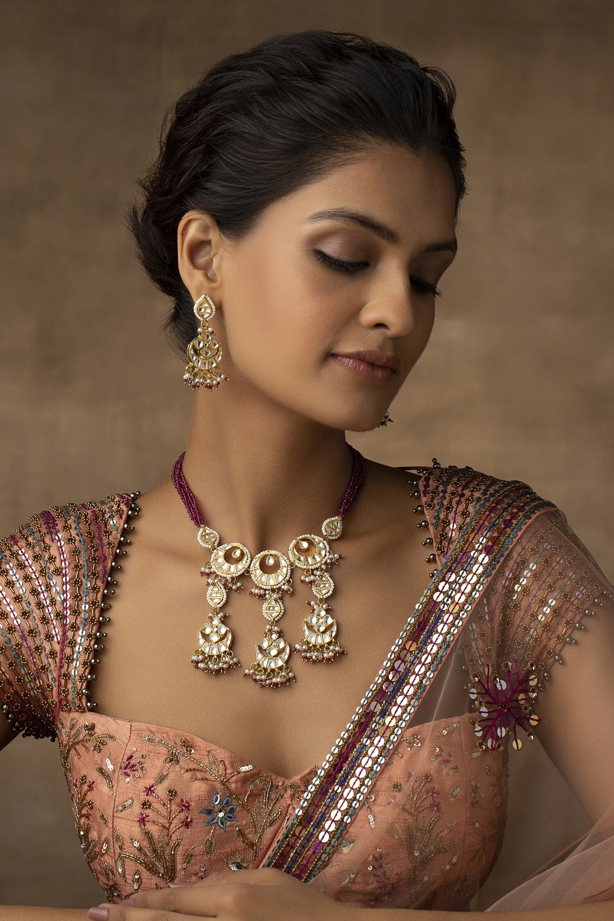 Kundan Necklace Set 