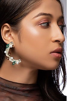 Multi-Colored Acrylic Earrings