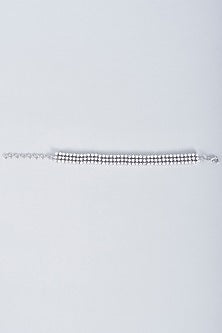 White Finish Tennis Bracelet