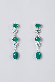 Gold Finish Zircons Necklace Set