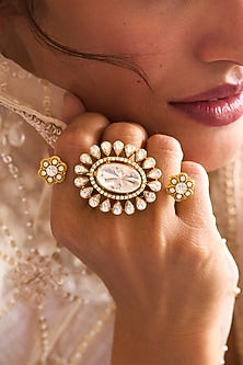 Gold Plated Brass Ring