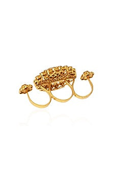 Gold Plated Brass Ring
