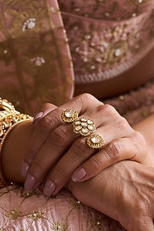 Gold Plated Brass Ring