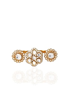 Gold Plated Brass Ring