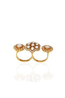 Gold Plated Brass Ring