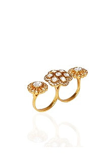Gold Plated Brass Ring