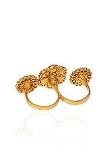 Gold Plated Brass Ring