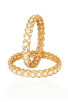Gold Plated Bangles (Set Of 2)