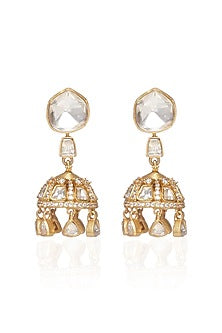 Gold Plated White Onyx Necklace Set