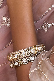 Gold Plated Bangles (Set Of 2)