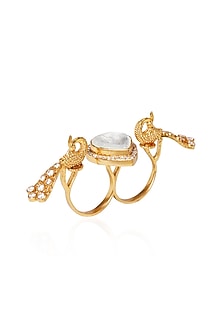 Gold Plated Brass Ring