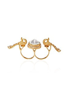 Gold Plated Brass Ring