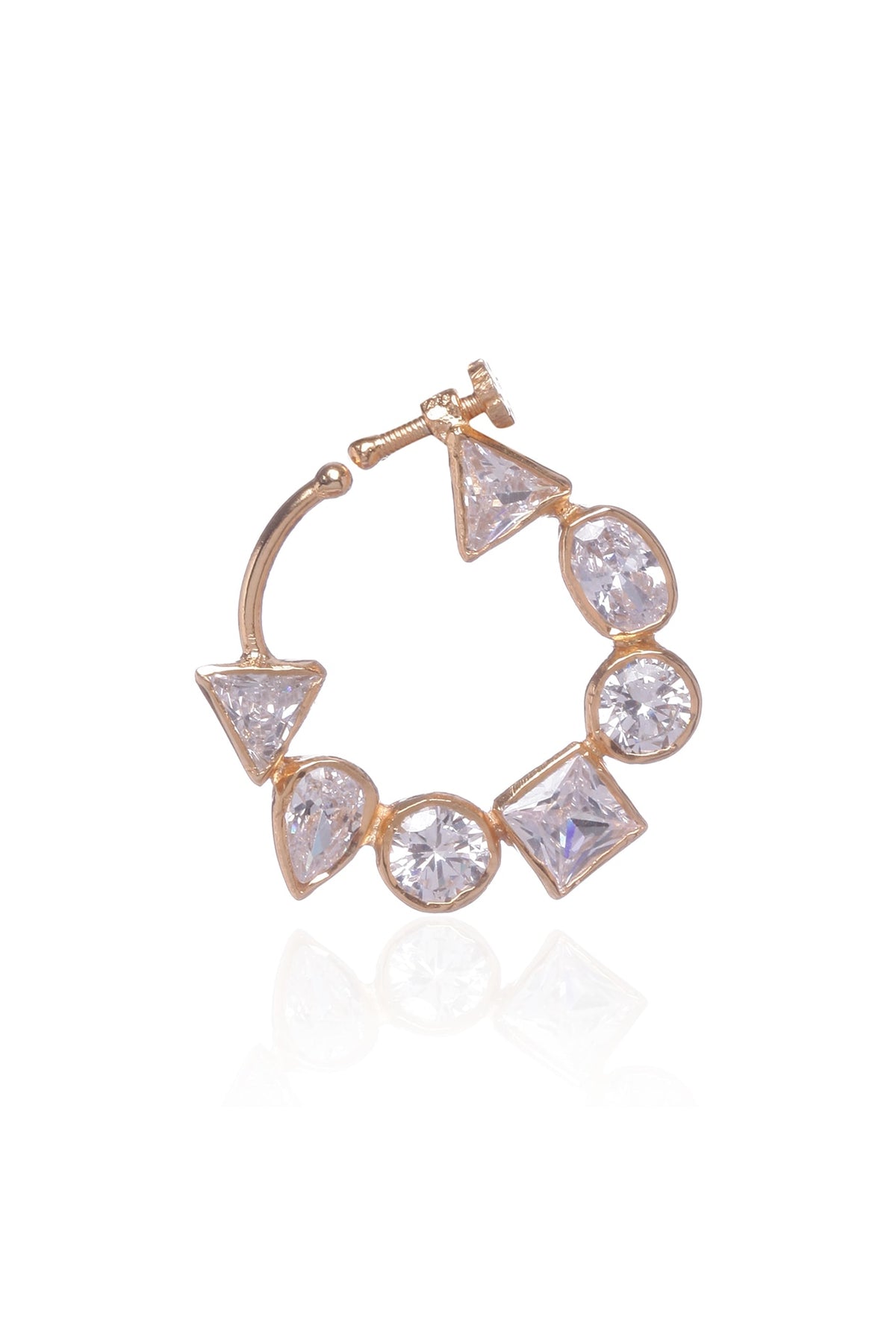 Gold Plated Brass Nose Ring