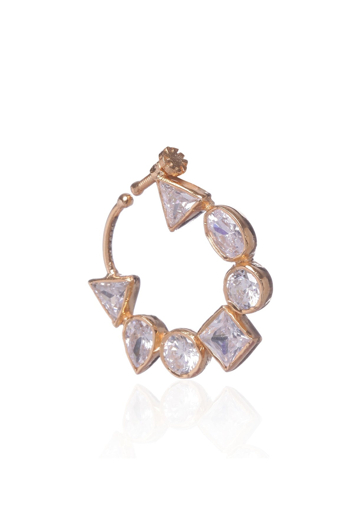 Gold Plated Brass Nose Ring