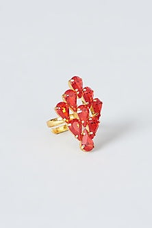 Gold Plated Swarovski Ring