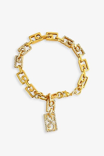 Gold Finish Brass Bracelet