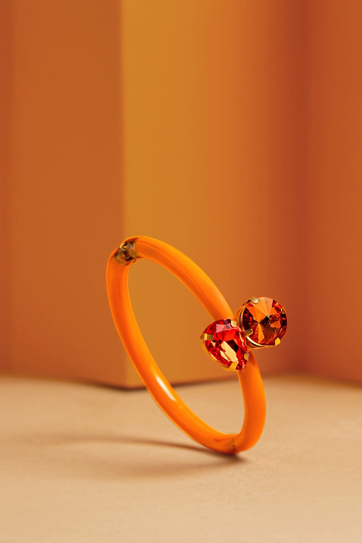 Gold Finish Enameled Bracelet