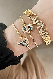 Gold Plated Crystal Bracelet