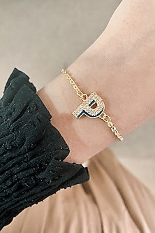 Gold Plated Crystal Bracelet