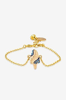 Gold Finish Ice Cream Bracelet