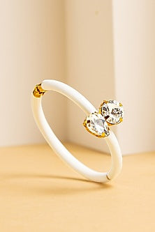 Gold Finish Enameled Bracelet