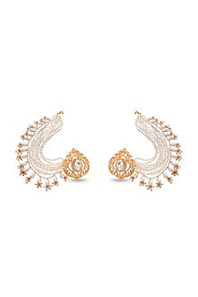 Gold Plated Pearl Earrings