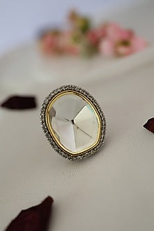 Gold Rhodium Plated Victorian Ring