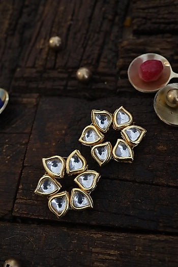 Gold Finish Handcrafted Earrings