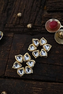 Gold Finish Handcrafted Earrings