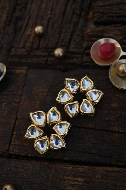 Gold Finish Handcrafted Earrings
