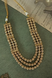 Gold Plated Jadau Necklace