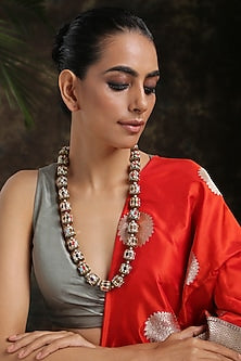 Gold Plated Navratna Necklace