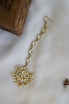 Gold Finish Chand Maang Tikka