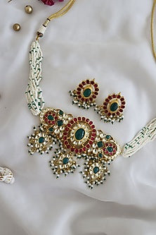 Gold Plated Handcrafted Necklace Set