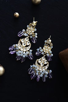 Gold Finish Handcrafted Earrings