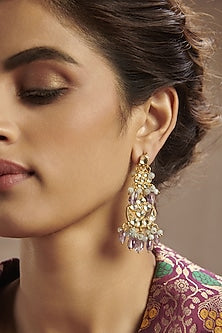 Gold Finish Handcrafted Earrings