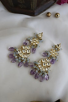 Gold Finish Handcrafted Earrings
